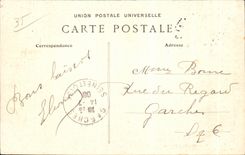 CPA Saint Malo Le Fort National a Maree Haute