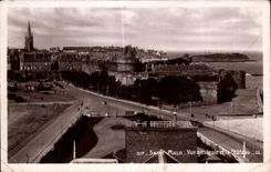 CPA Saint Malo View and the Castle