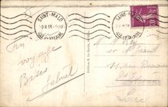 CPA Saint Malo View and the Castle