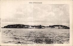 CPA Dimensions Emeraude Malo Saint the Roads View of Ile of Cezembre