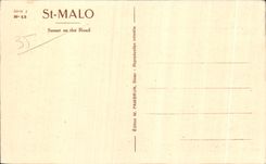 CPA Saint Malo La Rade au Crepuscule