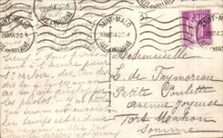 Jardin de Malo del santo de CPA del castillo y de la vuelta de las senoras