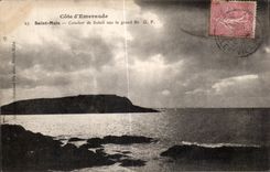 El santo de CPA dimensiona Emeraude Malo Coucher Sun en grande sea