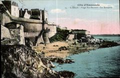 CPA dimensiona ayuda del Plage del St Malo de Emeraude buena las paredes