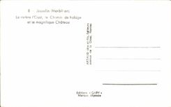 CPA Josselin (Morbihan) el rio expulsan Chamin del remolque y del castillo esplendido