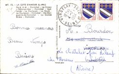 CPA the Dimension Love De Pornichet Croisic Batz On Sea Pornichet Gub Rand Pouliguen the Ball Pouliguen