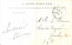 Santo Malo de CPA la tumba de Chateaubriant un dia de tormenta