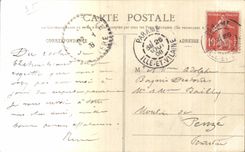 CPA dimensiona St Malo de Emeraude la tumba del castillo de Chateaubriant un dia de tormenta