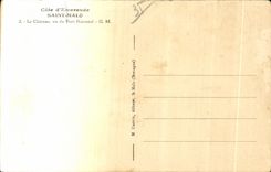 CPA dimensiona a santo de Emeraude Malo el castillo visto de nacional de la fortaleza