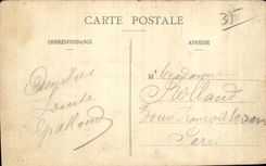 CPA Cote d Emevaude St Malo La Statue de Chateaubriand et le Casino