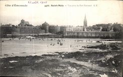 CPA dimensiona a santo Malo de Emevaude visto del nacional uno de la fortaleza