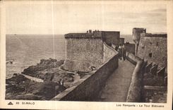 CPA St Malo Les Remparts La Tour Bidouane