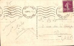 CPA St Malo Effets de Vagues