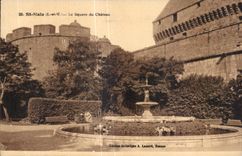 CPA St Malo Le Square du Chateau 