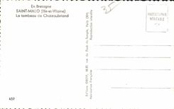 CPA en el santo Malo de Bretana la tumba de Chateaubriant