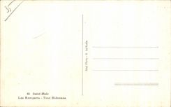 CPA Saint Malo Les Remparts Tour Bidouane