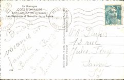 CPA en Bretana dimensiona a santo esmeralda de Malo las paredes y estuario de I de el rancio