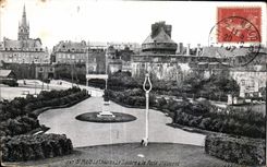 St Malo de CPA el castillo el jardin publico la puerta St Vincent