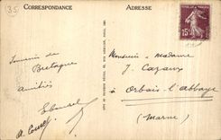 CPA Saint malo la Plage Et Le Chateau