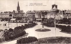 St Malo de Emeraude de las dimensiones de CPA visto del tren del casino