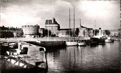 Santo Malo de CPA en Bretana vista de la subsistencia y del lavabo de los yates