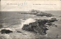 El santo Malo de CPA dimensiona Emeraude el nacional uno de la fortaleza por el tiempo pesado del Vue