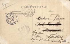 CPA Saint Malo Vue prise du Casino Train 