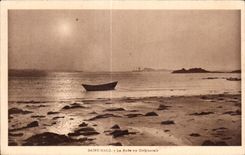 Caminos de CPA Sant Malo en el crepusculo