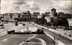 St Malo ISCECorsair de CPA el castillo y las noticias de Construtions