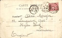 CPA dimensiona St Malo de Emeraude el topo un dia de tormenta