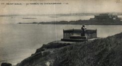 Santo Malo Tomeau De Chateaubriand de CPA