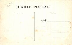 CPA Cote d Emeraude Saint Malo Vue prise du Casino Train 