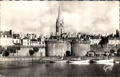 CPA en el santo Malo de Bretana la puerta grande