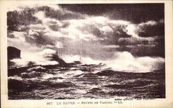 CPA Le Havre Effets De Vagues
