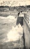 CPA Le Havre Gros temps a la digue nord