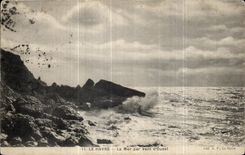 CPA Le Havre La Mer par Vent D Ouest