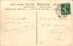 CPA Le Havre La Jetee Nord par gros temps