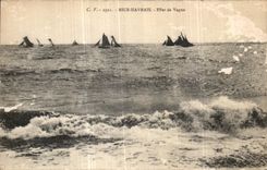CPA Le Havre Effet de Vague Bateaux