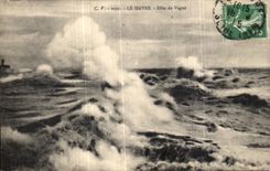 CPA Le Havre Effet de Vague