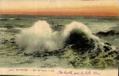 Barco vago del efecto de CPA Le Havre