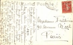 Cabo Le Havre de CPA de Heve en el acantilado