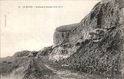 CPA que el puerto oscila y los acantilados de Heve