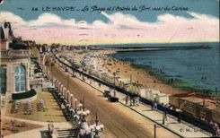 CPA Le Havre La Plage et Fort vues du Carina