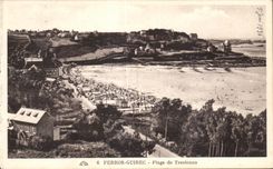 CPA Perros Guirec lage de Trestraou 