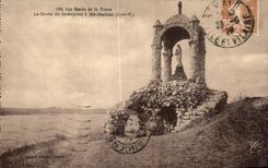 CPA Les Bards de la Rance La Grotte Gralnfoley a St Suliac