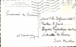 CPA Saint Servan En Bretagne Vue sur l Estuaire de la