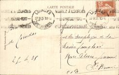 CPA Lourdes Vue Plongeante vers la basilique 