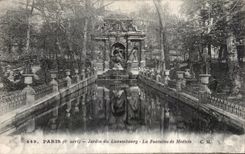 CPA Paris Garden of Luxembourg the Fountain of Medicis