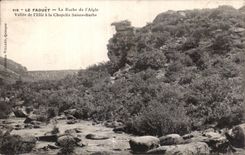 CPA Le Faouet La Roche de I Aigle Vallee de I Elle a la Chapelle Sainte Barbe