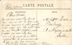 CPA Pontivy the Quay has Arcol the Case Epargne and I Post office building